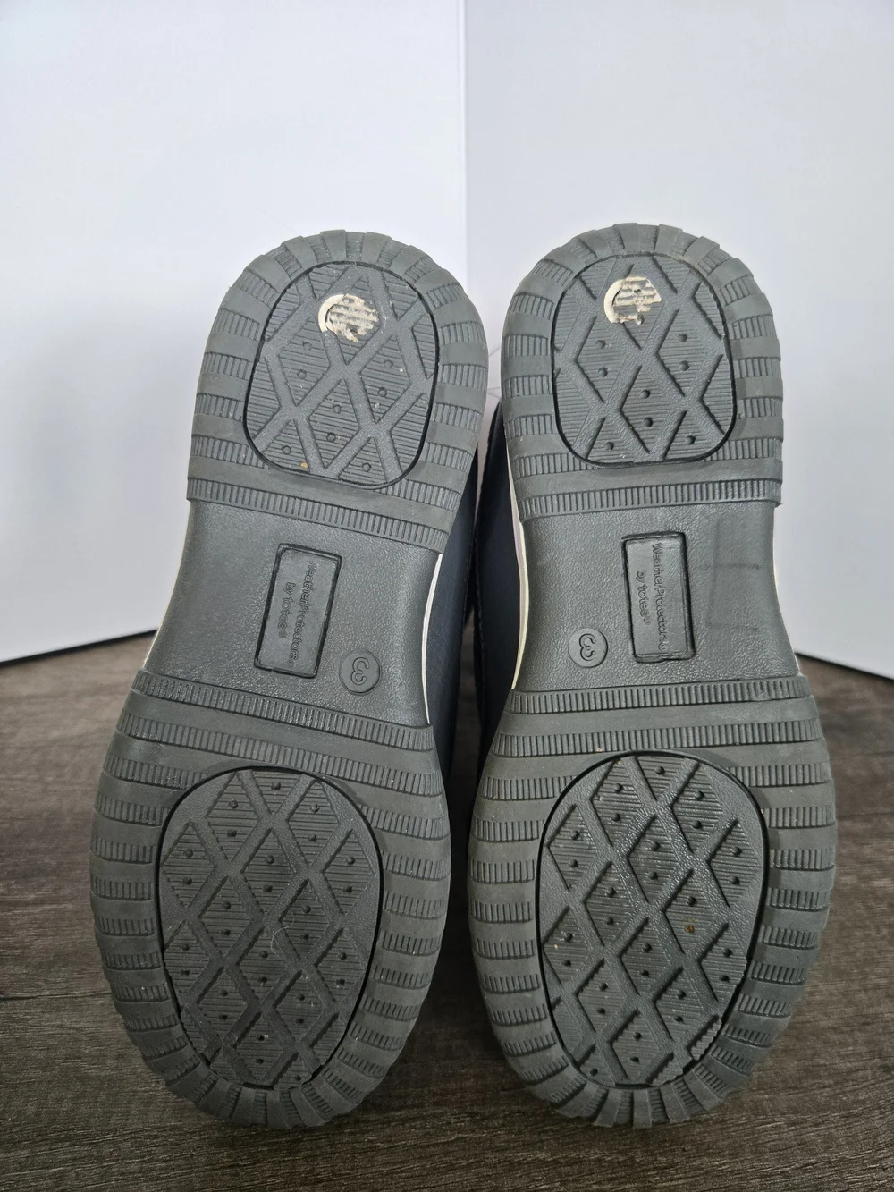 NWT Totes Kids Alpine Winter Snow Boots Grey Purple Insulated Waterproof Size 3M